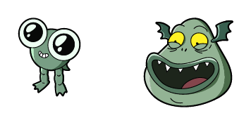 Star vs. the Forces of Evil Buff Frog & Tadpole cute cursor