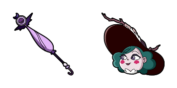 Star vs. the Forces of Evil Eclipsa Butterfly & Parasol Royal Magic Wand cute cursor