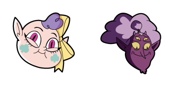Star vs. the Forces of Evil Meteora Butterfly & Globgor cute cursor