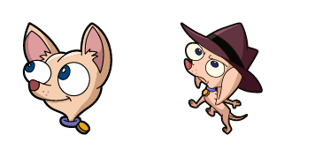 Phineas and Ferb Pinky the Chihuahua cute cursor