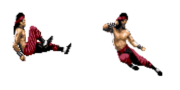 Mortal Kombat Liu Kang Pixel Animated Cursor cute cursor