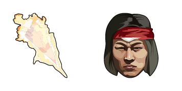 Mortal Kombat Liu Kang & Flame Fist cute cursor
