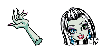 Monster High Frankie Stein Animated cute cursor