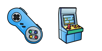 Controller & Arcade Game Machine cute cursor