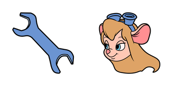 Chip ‘n Dale Gadget Hackwrench & Wrench cute cursor