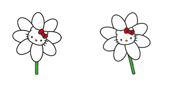 Hello Kitty Flower Animated cute cursor