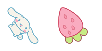 Sanrio Cinnamoroll & Strawberry cute cursor