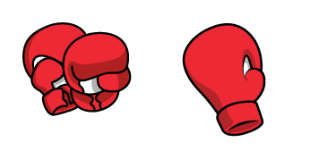 Red Boxing Gloves Animated cute cursor