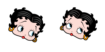 Looney Tunes Betty Boop Winking Animated cute cursor