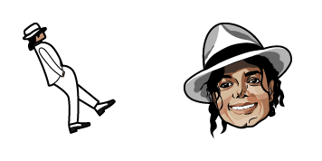 Michael Jackson Moonwalk Animated cute cursor