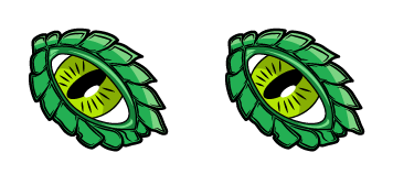 Green Dragon Eye Animated cute cursor