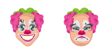 Clown cute cursor
